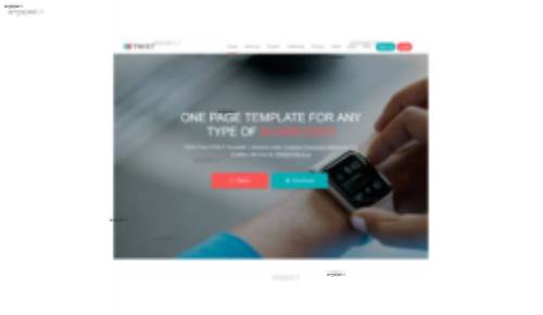 قالب وب سایت Twist 