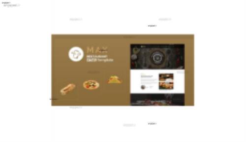 قالب HTML وب سایت رستوران Max Restaurant