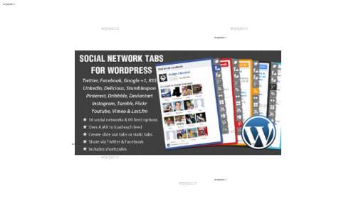 افزونه وردپرس منو شبکه های اجتماعی Social Network Tabs افزونه وردپرس منو شبکه های اجتماعی Social Network Tabs