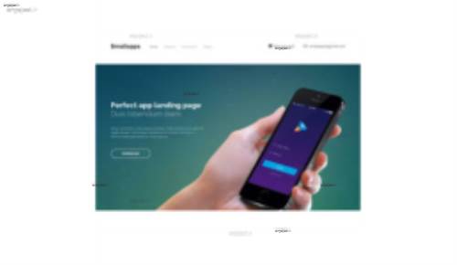 قالب وب سایت Smallapps 