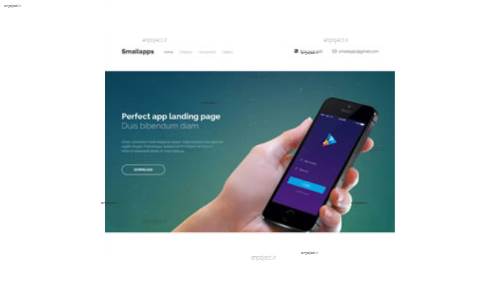 قالب وب سایت Smallapps  قالب وب سایت Smallapps