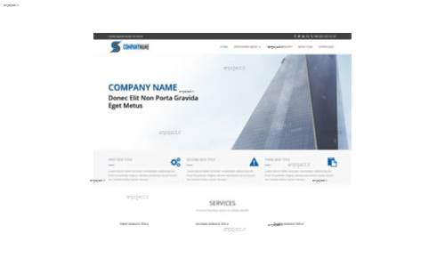 قالب وب سایت Corporate One 