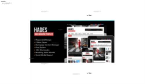 پوسته مجله خبری Hades فارسی برای وردپرس