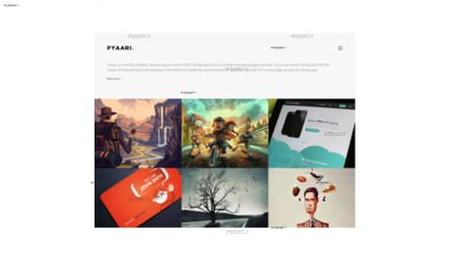 قالب وب سایت Pyaari  قالب وب سایت Pyaari
