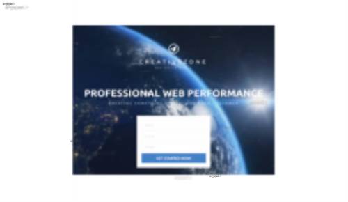 قالب وب سایت CreativeZone 