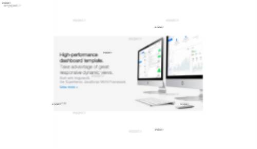 قالب مدیریت وب سایت Clip-Two به صورت HTML