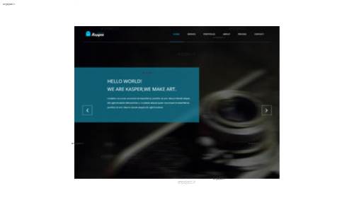 قالب وب سایت Kasper  قالب وب سایت Kasper
