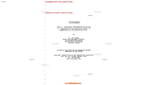 Aircraft Design Aircraft Design