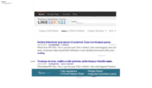 قالب وردپرس وبلاگی و شخصی LikeGoogle