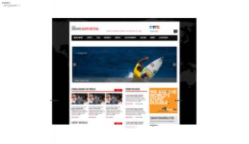 قالب وب سایت The News Reporter 