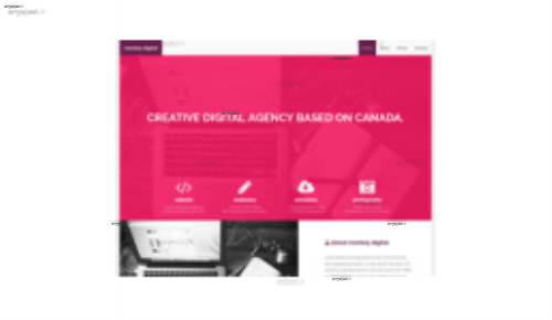 قالب وب سایت MonkeyDigital 