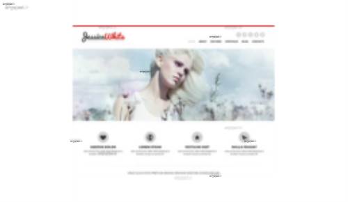 قالب وب سایت Jessica White 