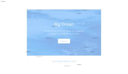 قالب وب سایت Ocean 