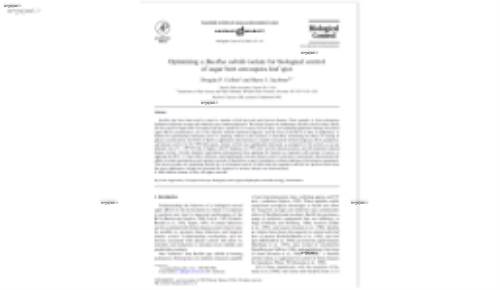 Optimizing a Bacillus subtilis isolate for biological control of sugar beet cercospora leaf spot