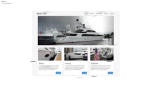 قالب وب سایت Yacht Club 