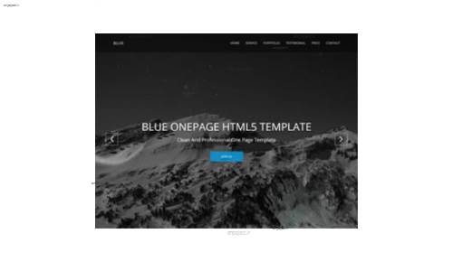 قالب وب سایت BLUE 