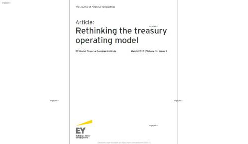 ترجمه مقاله Rethinking the treasury operating model : بازنگری مدل خزانه داری شرکتی