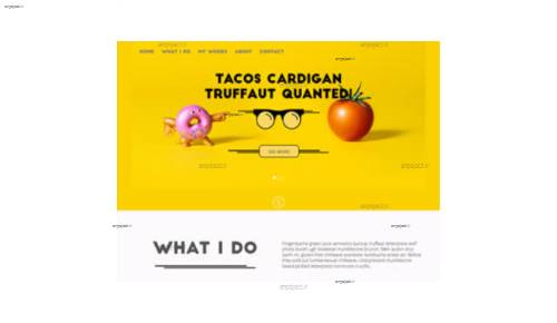 قالب وب سایت Pink Donut 