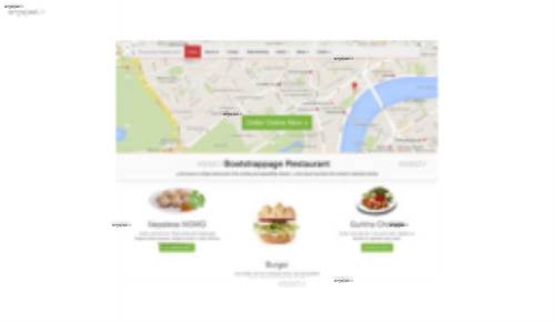 قالب وب سایت Bootstrap Restaurant 
