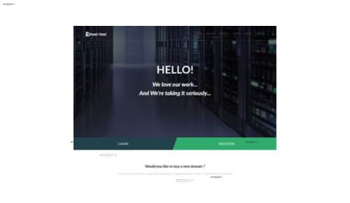 قالب وب سایت Ghost Host 