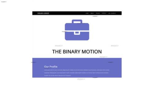 قالب وب سایت BS Parallax 