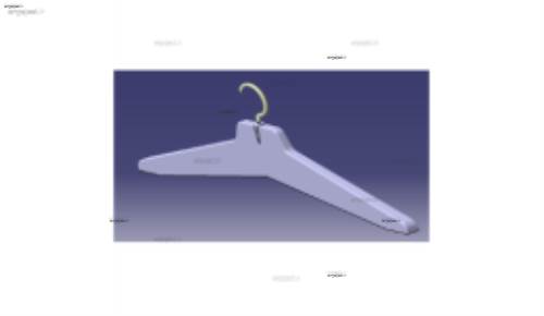 ترسیم چوب لباسی با نرم افزار کتیا