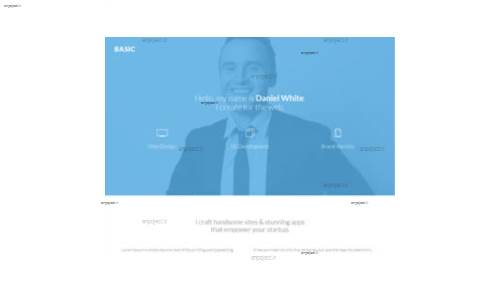 قالب وب سایت Basic 