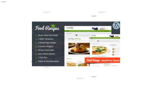 قالب وردپرس دستور غذا و آشپزی Food Recipes