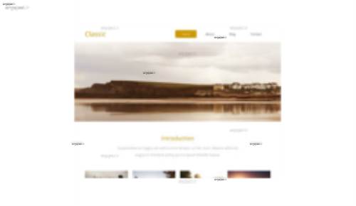 قالب وب سایت Classic 