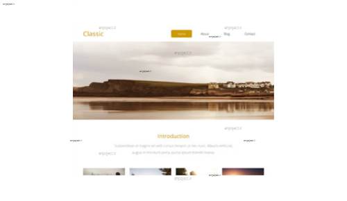 قالب وب سایت Classic 