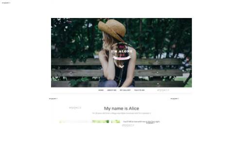 قالب وب سایت Lonely 