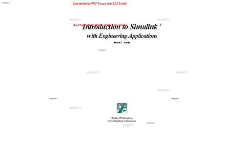 Introduction to simulink with engineering applications