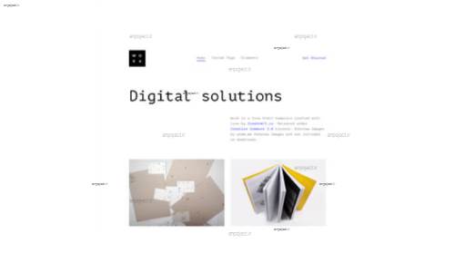 قالب وب سایت Work 