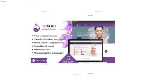 دانلود قالب وردپرس آرایشگاهی و فروشگاهی اسپالب Spalab نسخه 2.1.1