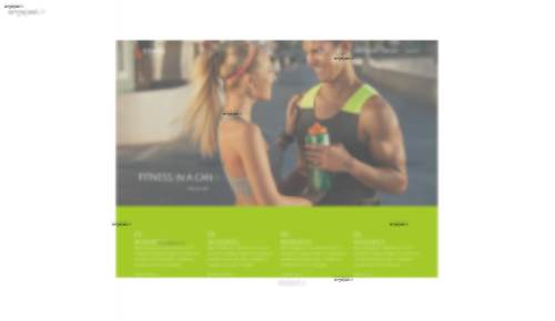 قالب وب سایت Fitness 