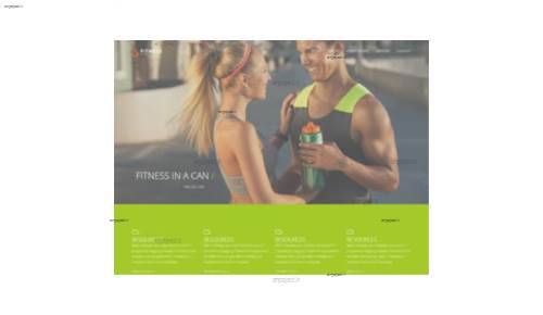 قالب وب سایت Fitness 