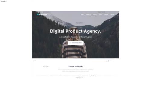 قالب وب سایت Aironepage 