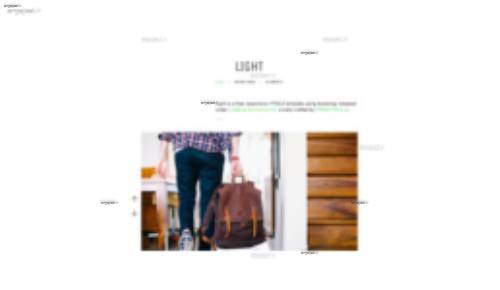 قالب وب سایت Light 