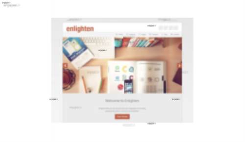 قالب وب سایت Enlighten 