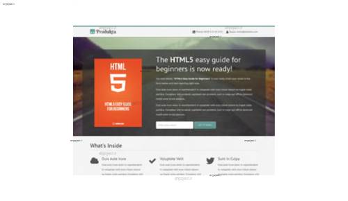 قالب وب سایت Produkta 