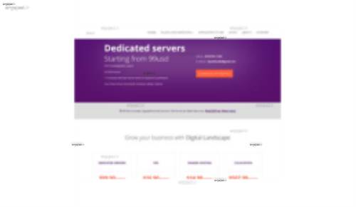 قالب وب سایت Hosting 