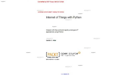 کتاب اینترنت اشیا با پایتون