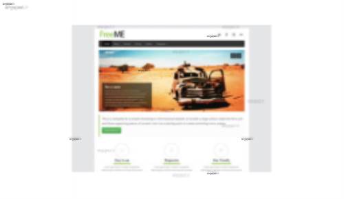 قالب وب سایت FreeMe 