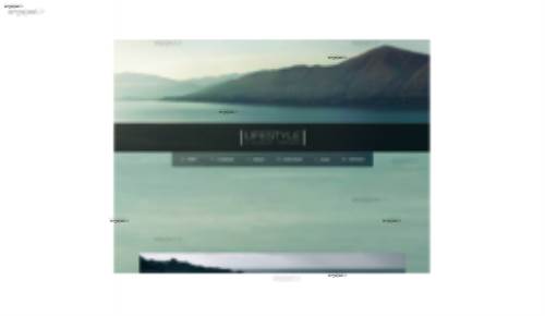 قالب وب سایت Lifestyle 