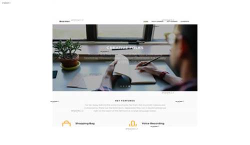 قالب وب سایت Booster 