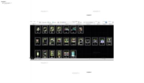 نقشه های معماری ساختمان مسکونی 2 الی 4 طبقه / سری اول