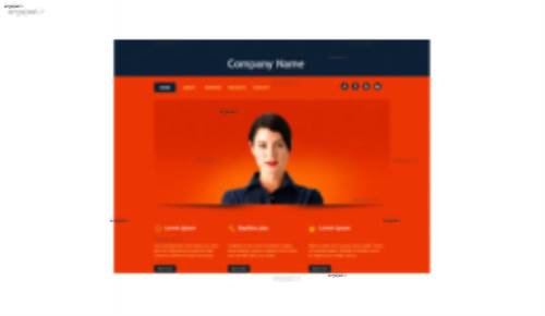 قالب وب سایت HTML 919 