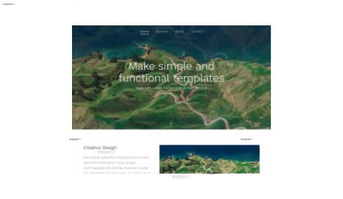 قالب وب سایت Simple 