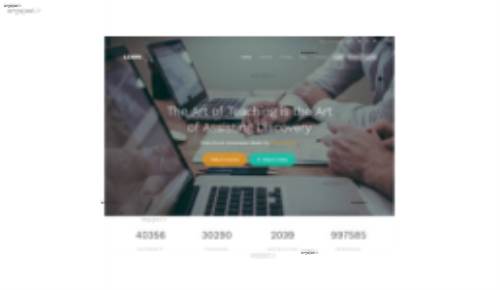 قالب وب سایت learn