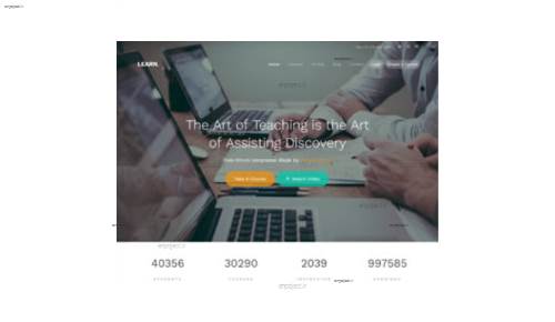 قالب وب سایت learn قالب وب سایت learn